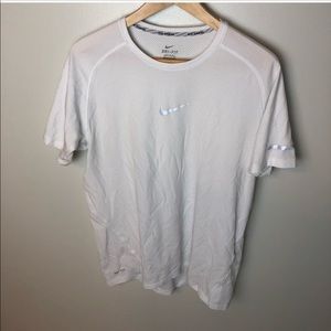 White Nike dry fit shirt